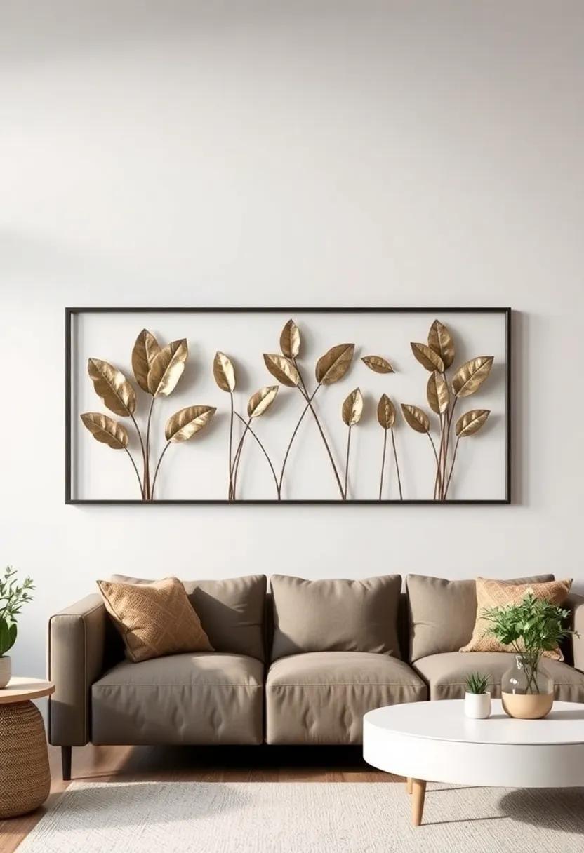 Finding Inspiration In Nature:⁣ Nature-Themed Metal Art Ideas