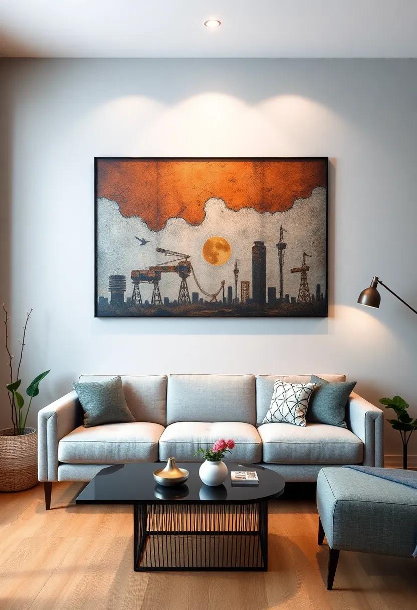 The Fusion Of Industrial And Modern Styles‍ With Metal Wall ⁣Art