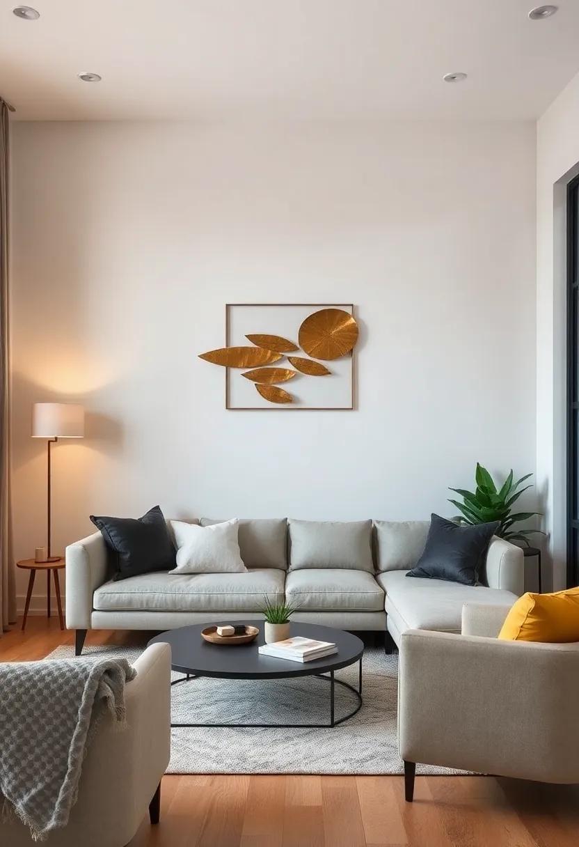 Creating Focal Points With ‌Bold Metal Art Pieces