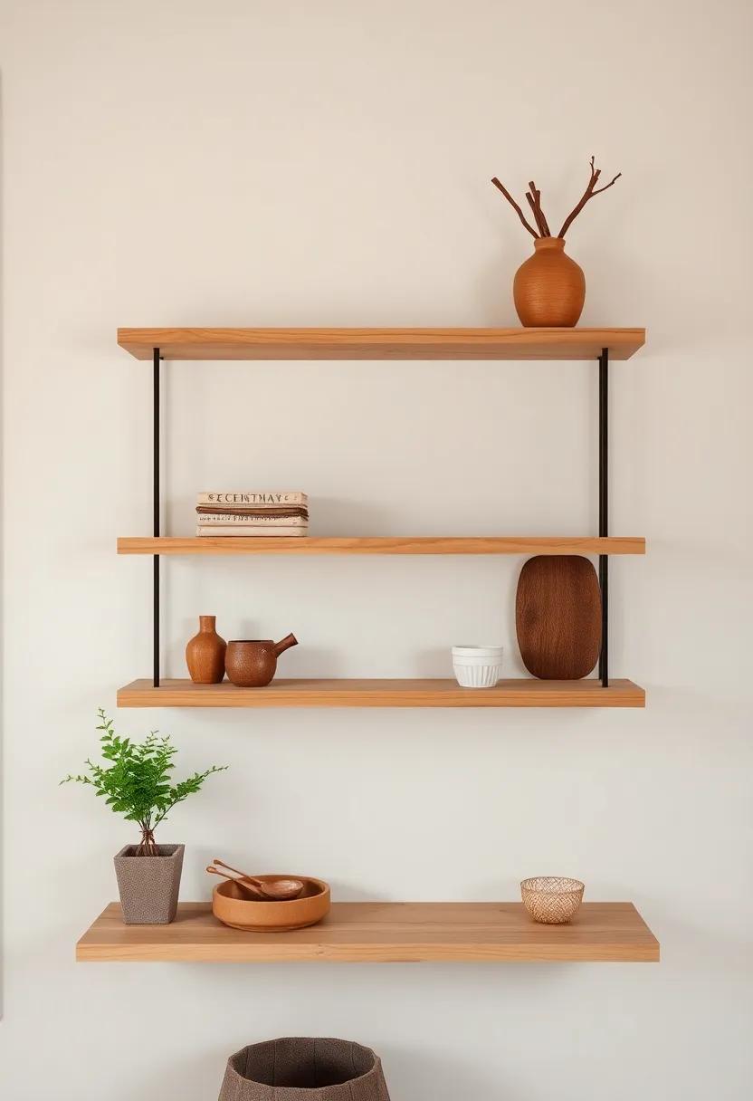 Display ​Shelves That Showcase ‍Rustic ​Treasures and Personal Touches