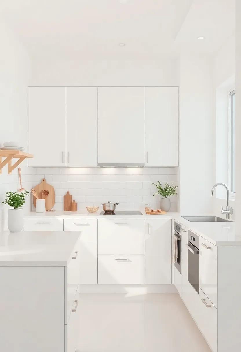 Charming Aesthetics of‌ A Small White Kitchen Interior