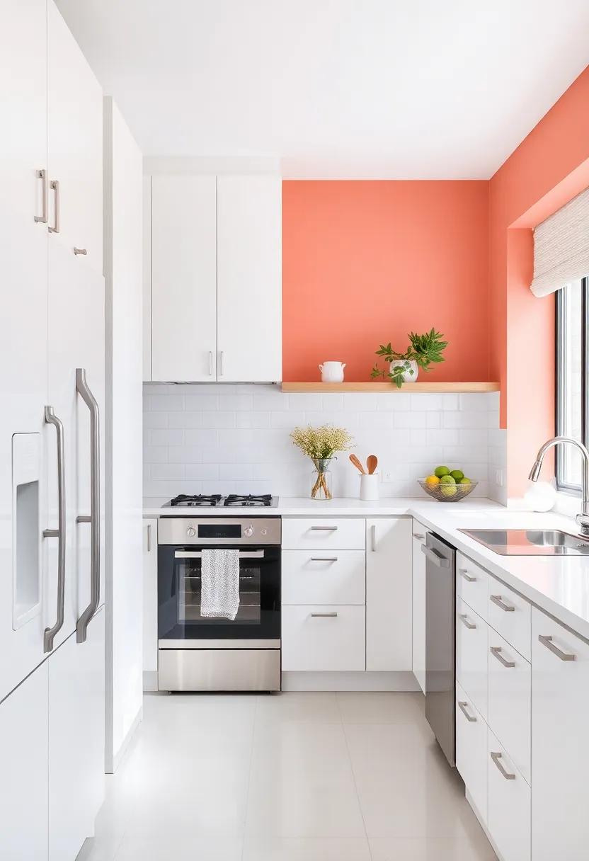 Contrasting Colors: Infusing⁢ personality‌ into White Kitchens