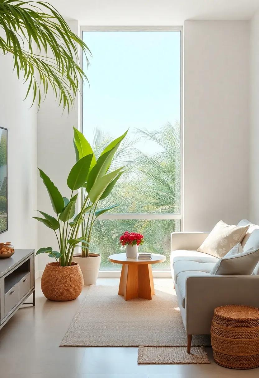 Tropical Motifs Blending ⁣Nature‍ and‌ Design in Your Home