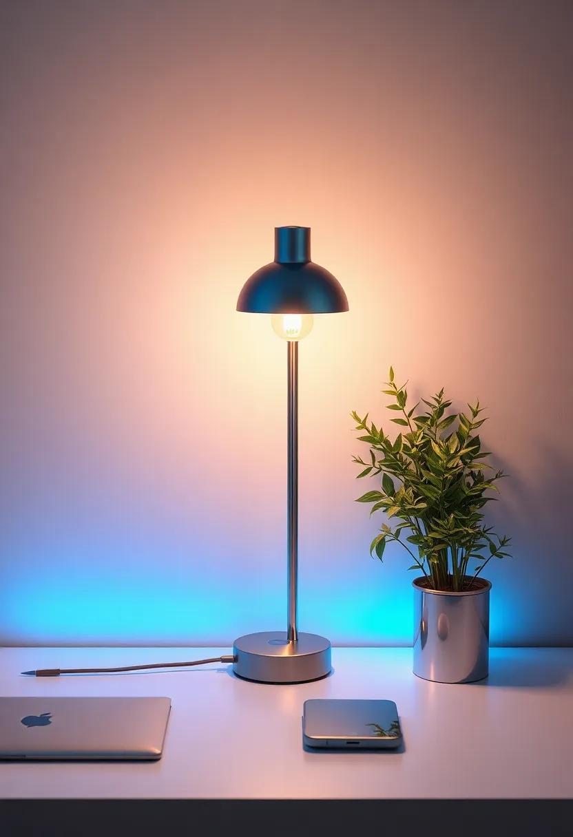 Discover the power of solar ⁣desk lamps‌ that charge during the day, ⁢providing‍ eco-friendly lighting‌ for your late-night ⁤projects
