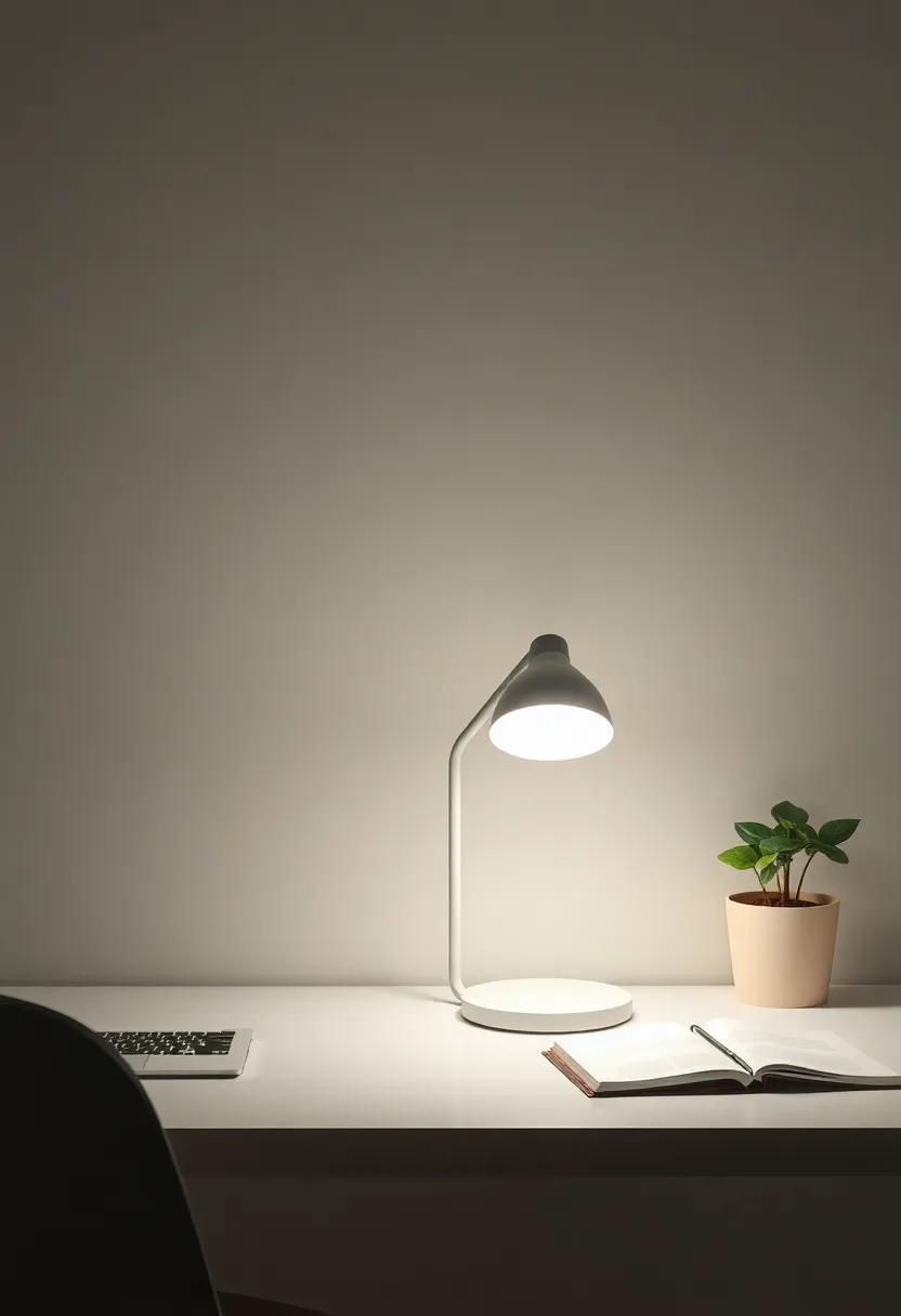 Invest in a solar-powered desktop lamp with multiple brightness⁣ settings to customize your‍ workspace ⁣lighting for⁣ any task