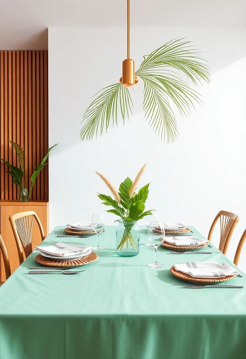 Island-Inspired Centerpieces for a Fresh Dining Table