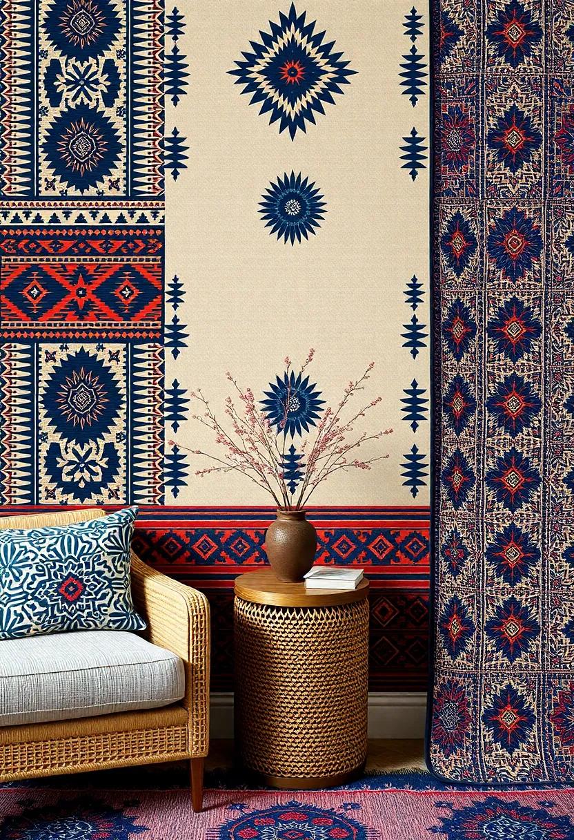 Ethnic Textiles: Infuse your space with global influences through textiles that showcase​ unique ‍tribal patterns⁤ and story-telling motifs