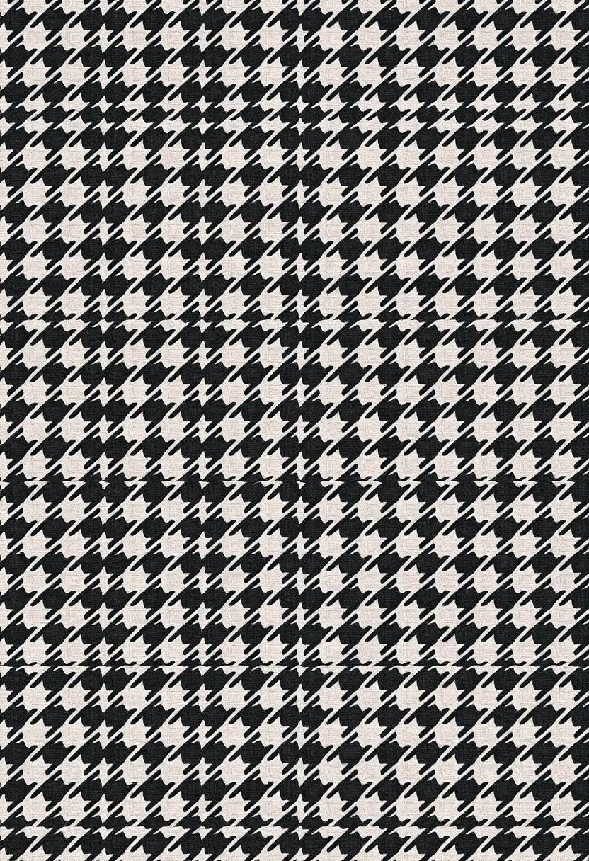 Houndstooth Chic:​ Discover the timeless appeal of‍ houndstooth, a classic pattern that ​adds sophistication and a stylish ⁣edge⁢ to ​textiles