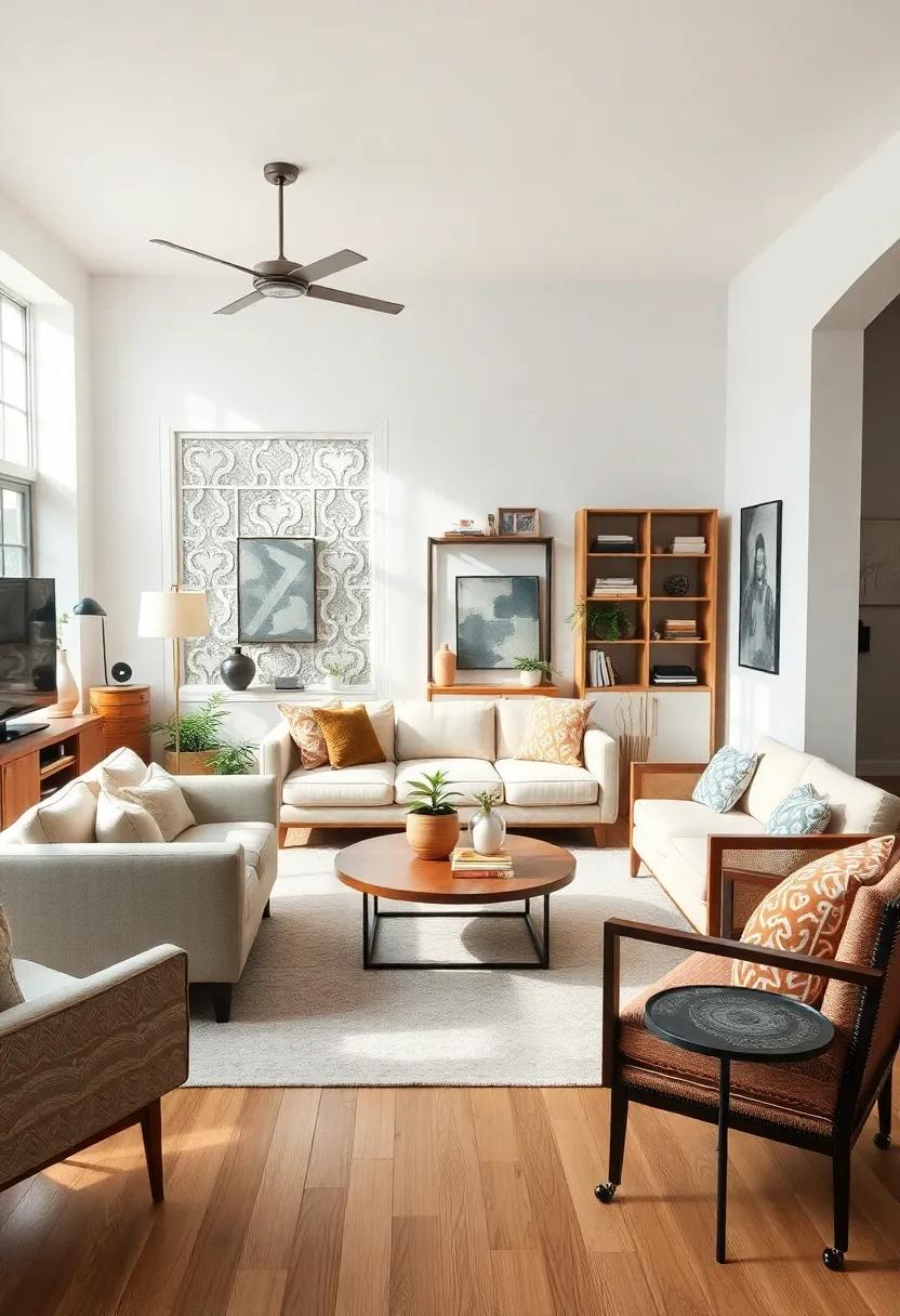 Curating an Inviting Living Room⁣ with Diverse ⁢Seating options