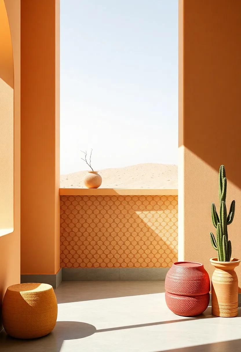 Colorful Layers: Playful patterns That Brighten Up Desert Chic