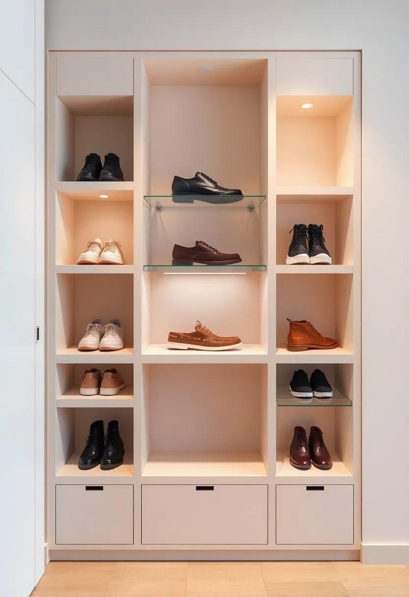 Elevate Your Shoe Collection⁢ with Stunning Display Shelves Featuring Unique Designs