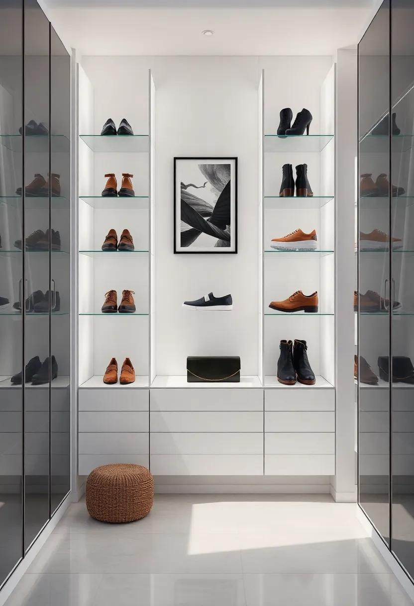 Incorporate Artwork and Décor to Complement Your Shoe Display