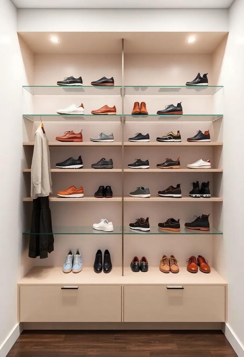 Layered⁤ Shelving ⁢Concepts That​ Add​ depth to Your Shoe Collection
