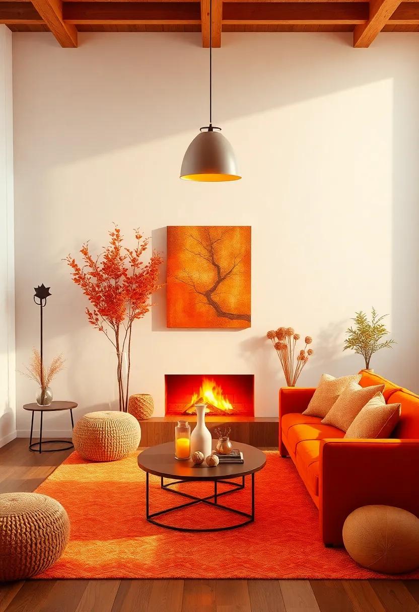 Amber hues: A Warm Glow to Illuminate Your Living Areas