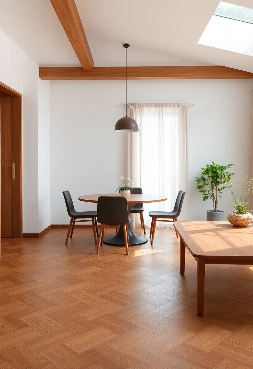 The Role⁤ of Wooden Floor patterns in Defining Your Dining Style