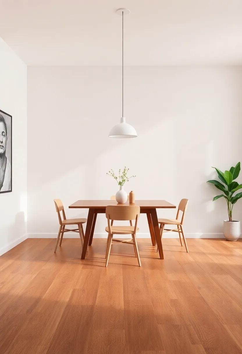The Rich Palette​ of Wooden Floors: Colors⁣ that Complement Dining Decor