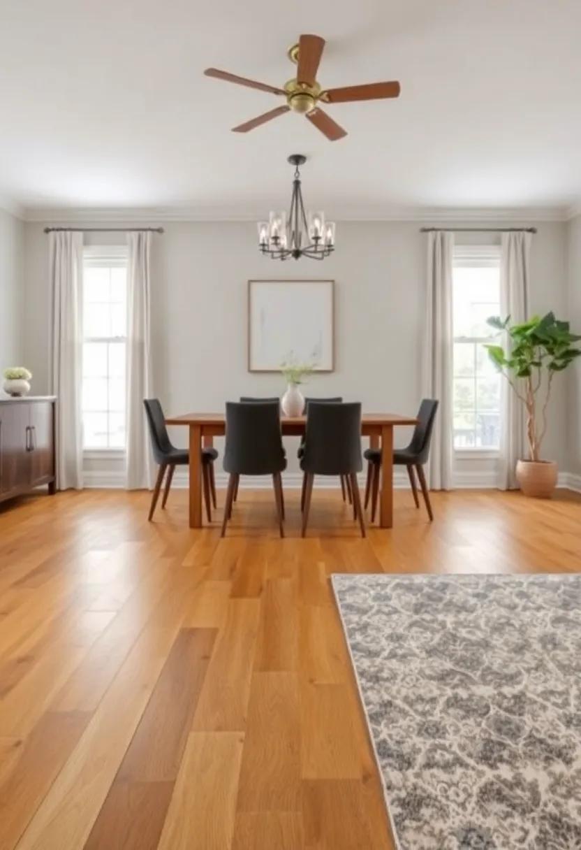 Incorporating Area Rugs for Comfort ‍and⁢ Style in Wooden ⁣Dining⁢ Rooms