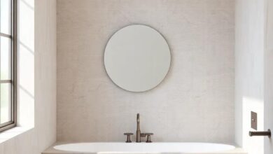 Embrace Serenity: Transform Your Space with Minimalist Stone-Finished Bathroom Decor