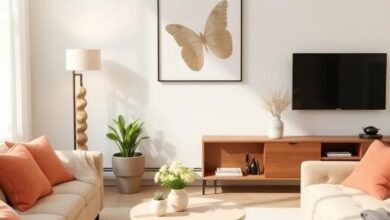 25 Charming Small Living Rooms Featuring Clever Foldable Side Tables