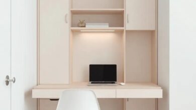 Transform Your Space: The Versatile Wardrobe with a Fold-Out Desk and Workspace