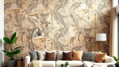 23 Stunning Living Room Wallpaper Ideas Featuring Bold and Beautiful Animal Prints