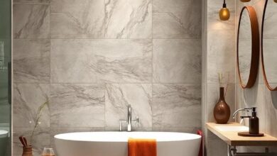 Transform Your Space: Stunning Bathroom Wall Designs Using Large Tiles