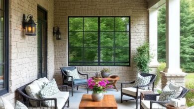 Transform Your Outdoor Space: Timeless Elegance of Screened Porches with Stone Accents