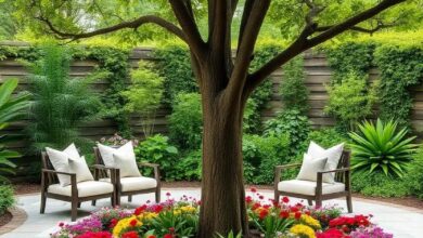 Enhancing Your Garden: Designing a Beautiful Circular Flower Bed Around a Tree