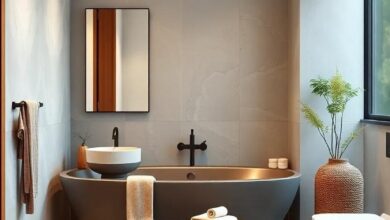 Tranquil Zen Bathroom Designs: Embracing Serenity with Warm Wooden Accents