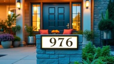 Brighten Your Curb Appeal: The Stylish Charm of an Illuminated Address Plaque