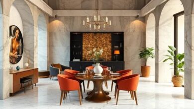 23 Stunning Marble Flooring Ideas to Elevate Luxury Dining Rooms Elegantly