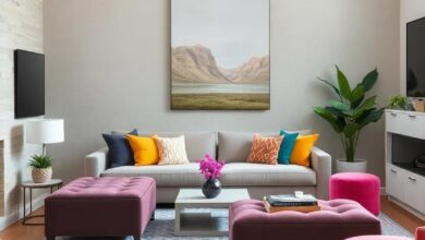 Maximize Space and Style: Small Living Rooms with Modular Storage Ottomans