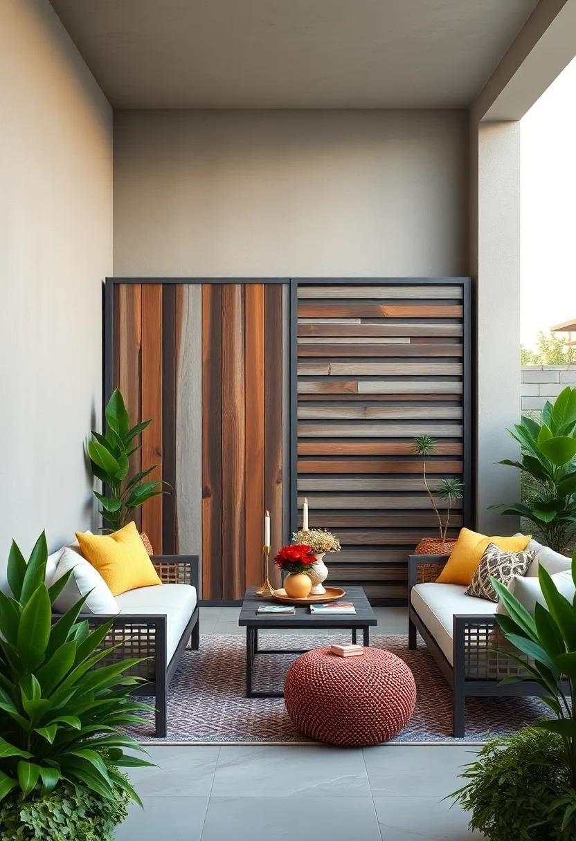 Modern Minimalist Panels ​with Clean Horizontal Slats