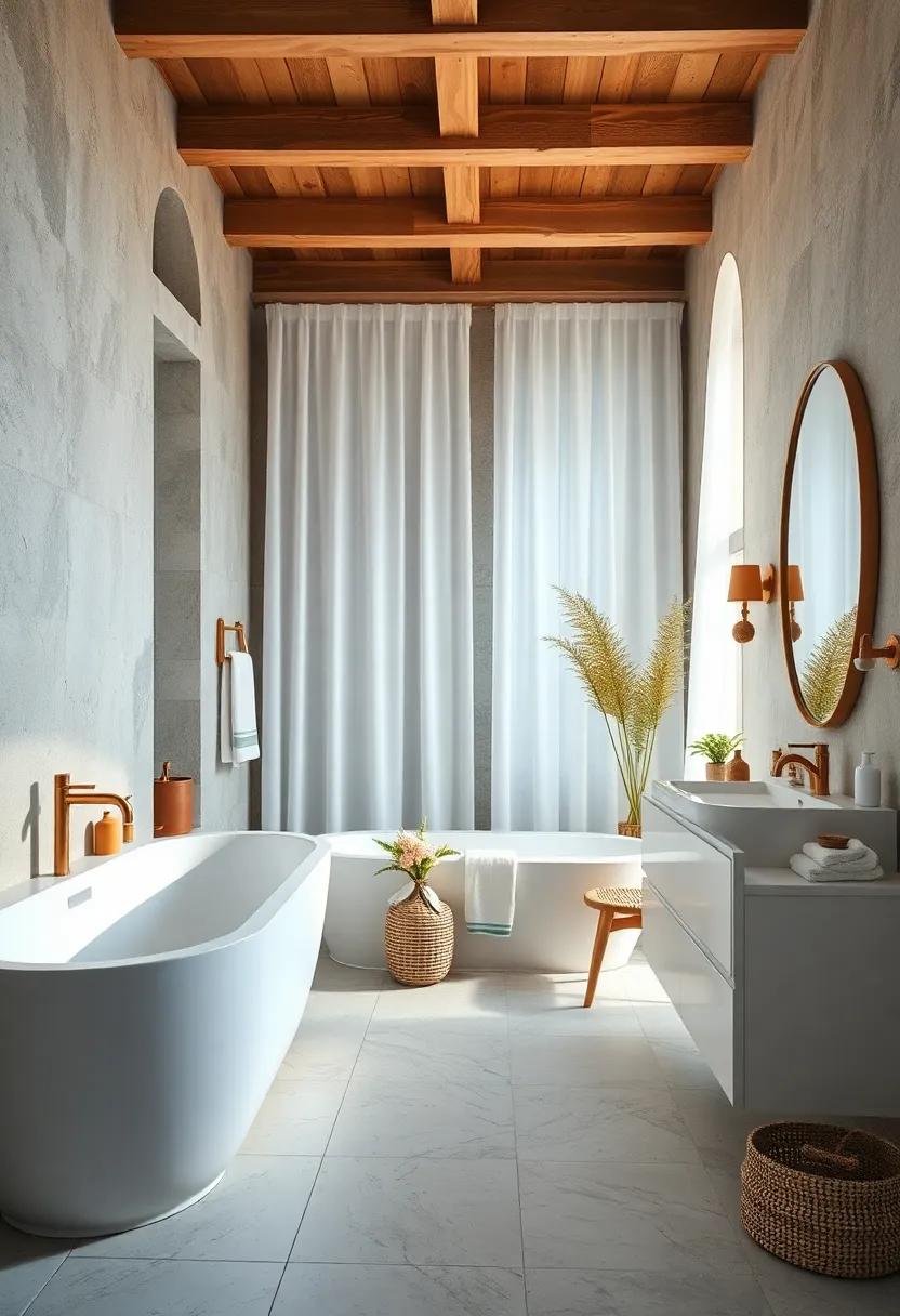 Light, airy ‍curtains that flutter like ocean breezes