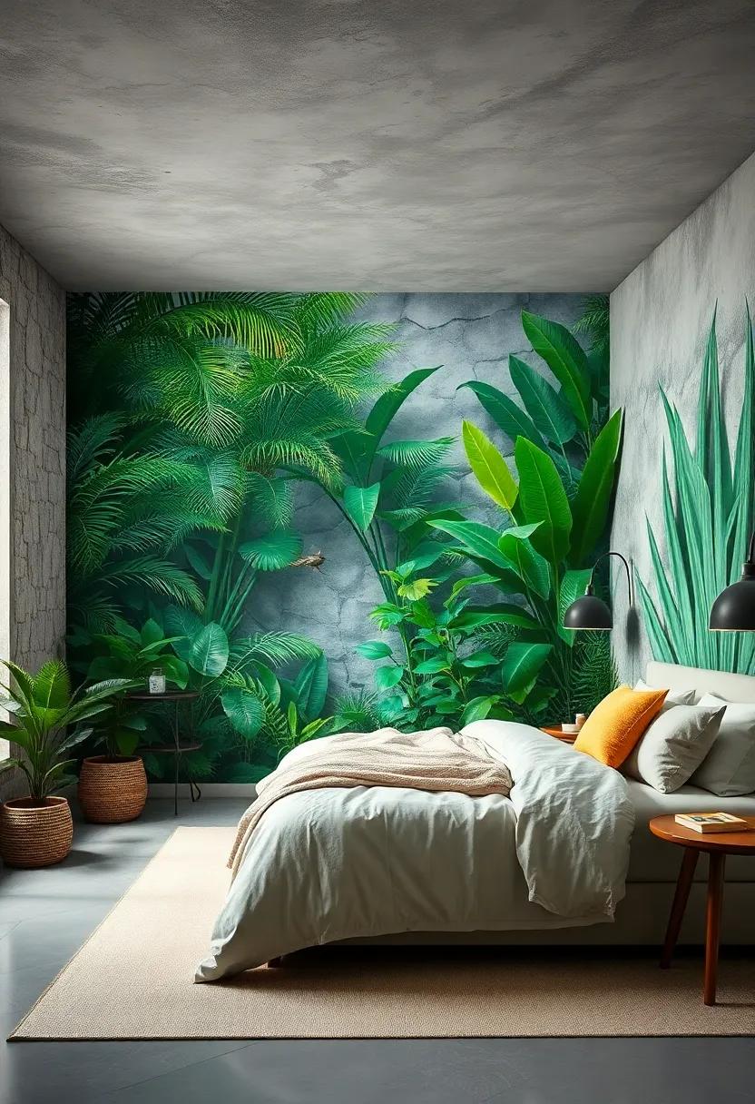Lush ⁣Jungle Scenes with exotic Plants and Wildlife Creating an Immersive Tropical Experience