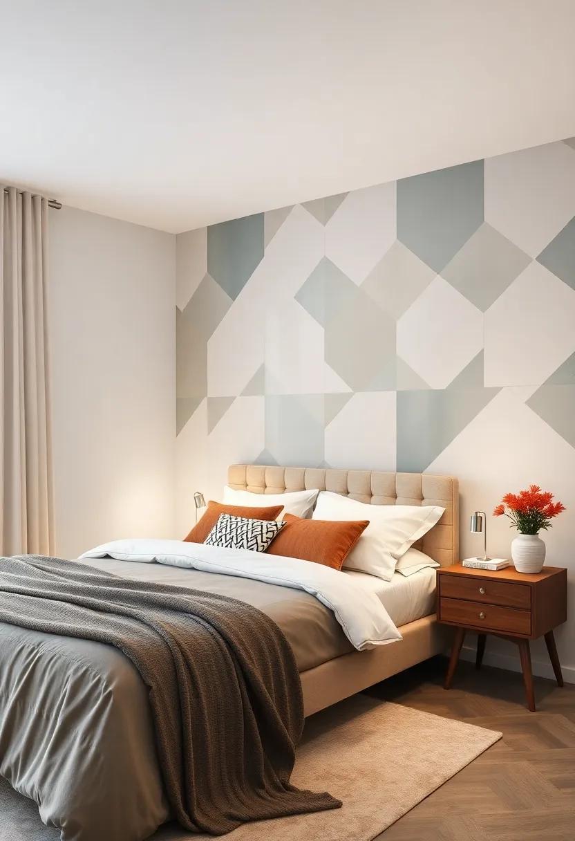 Geometric Patterns to Make an Impactful Statement in Your Bedroom Decor