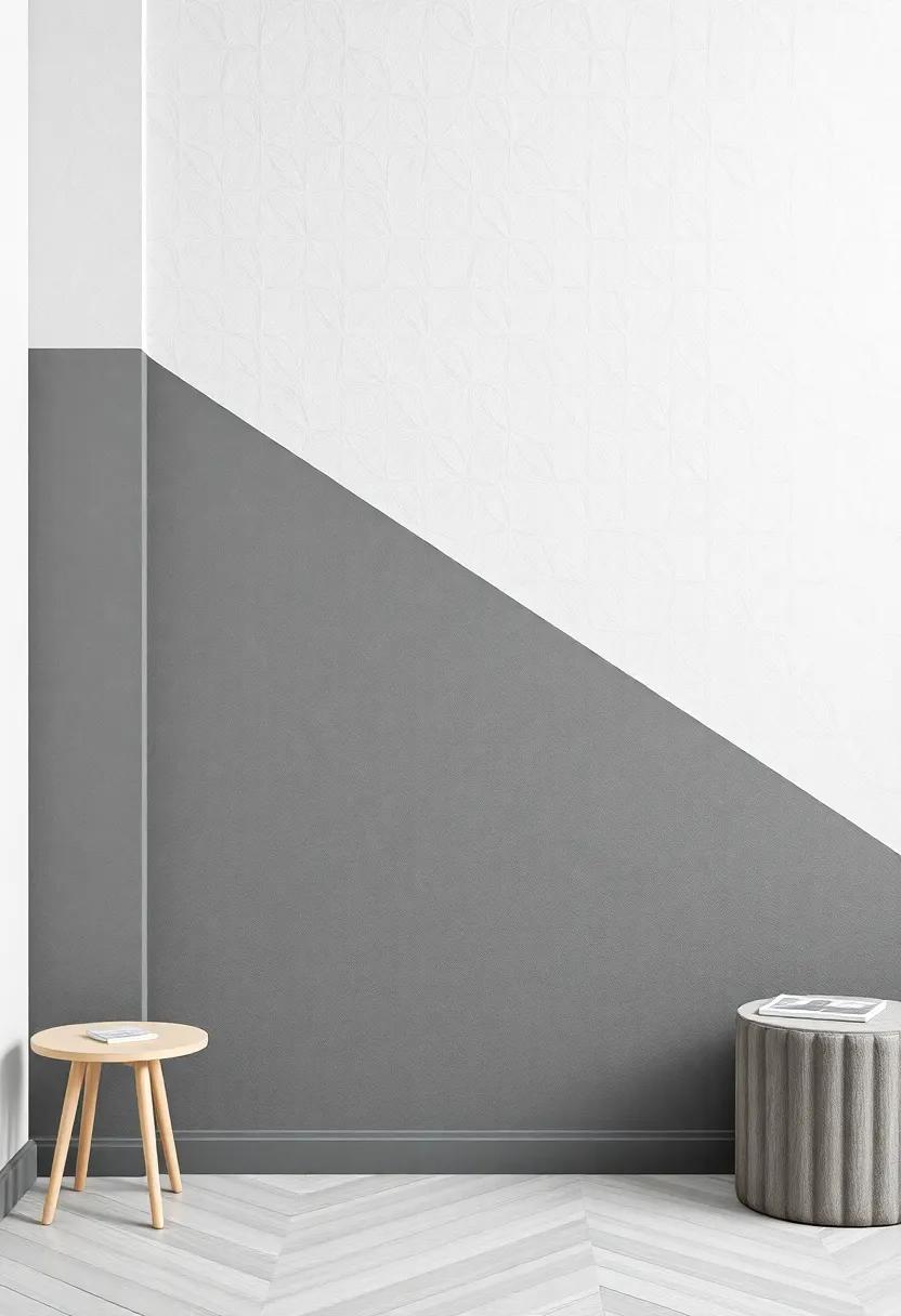 Layering Textures with Geometric Wall Treatments for Depth and Dimension