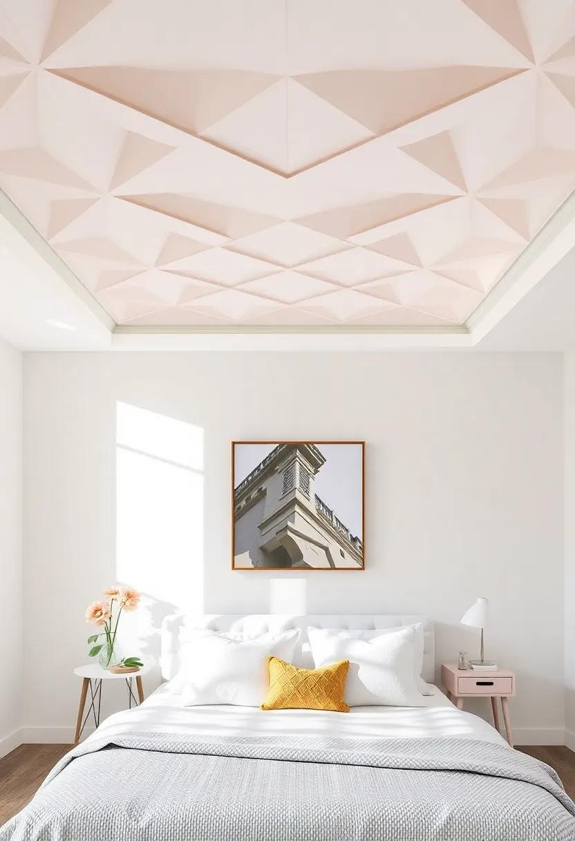 Innovative Ceiling Designs: Bringing Geometry Upward in Your space