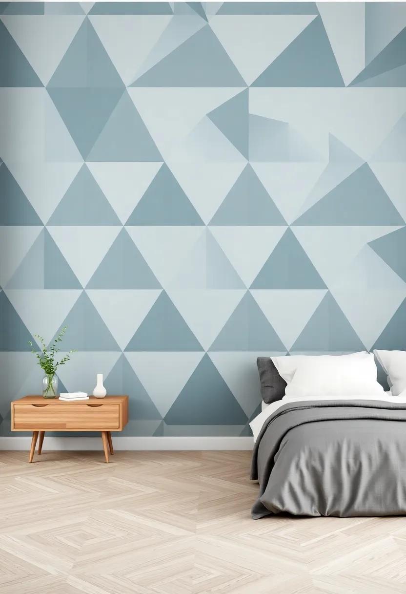 The Magic of Triangle Patterns to Create Height and Movement in Bedrooms
