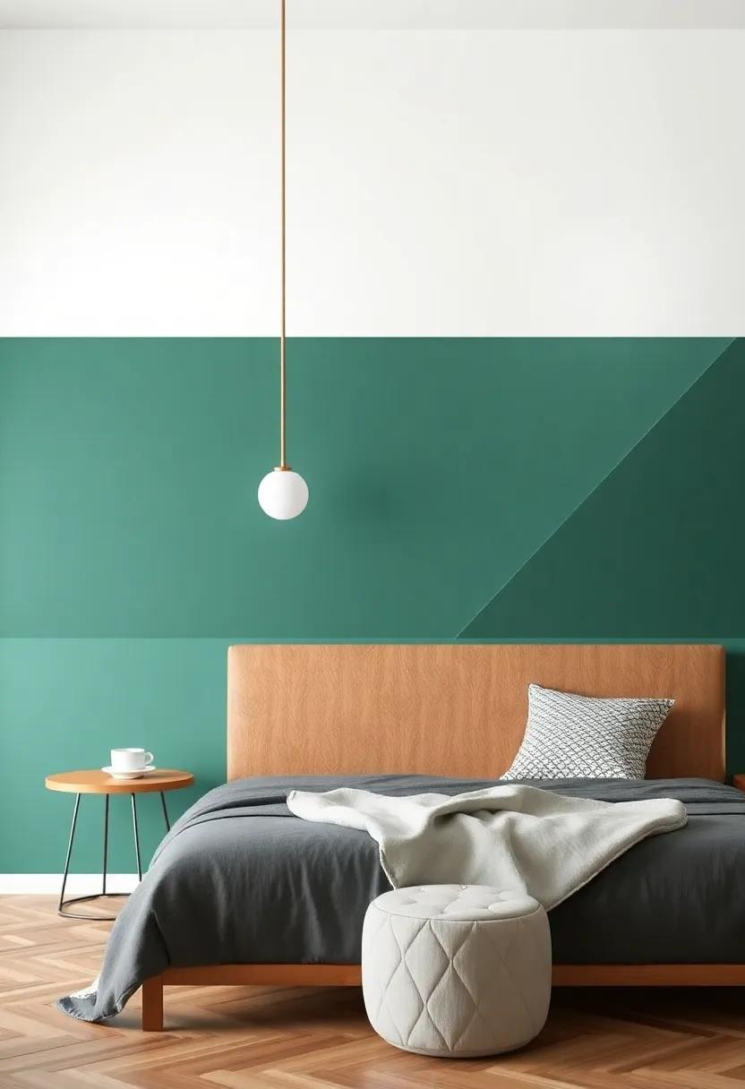 Furniture Arrangement Tips to Complement Geometric Wall Design Ideas