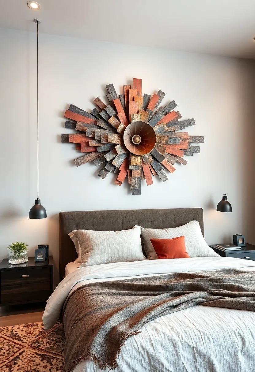 Dynamic Layered Metal Wall Art Compositions Adding Depth and Movement To a Contemporary space