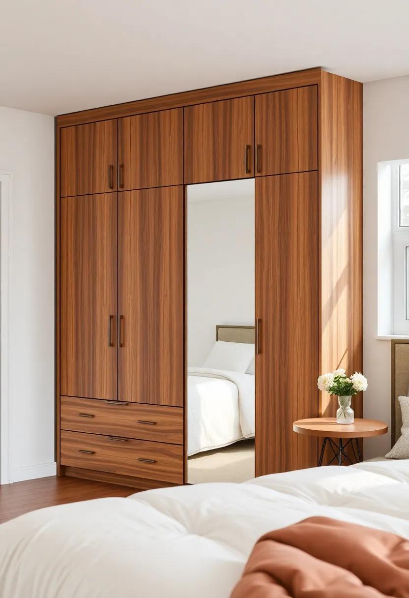 Custom Finishes:⁢ Personalize your wardrobe with custom⁤ finishes and a mirrored front⁤ that echoes ​your⁢ unique taste and complements ‍your bedroom decor