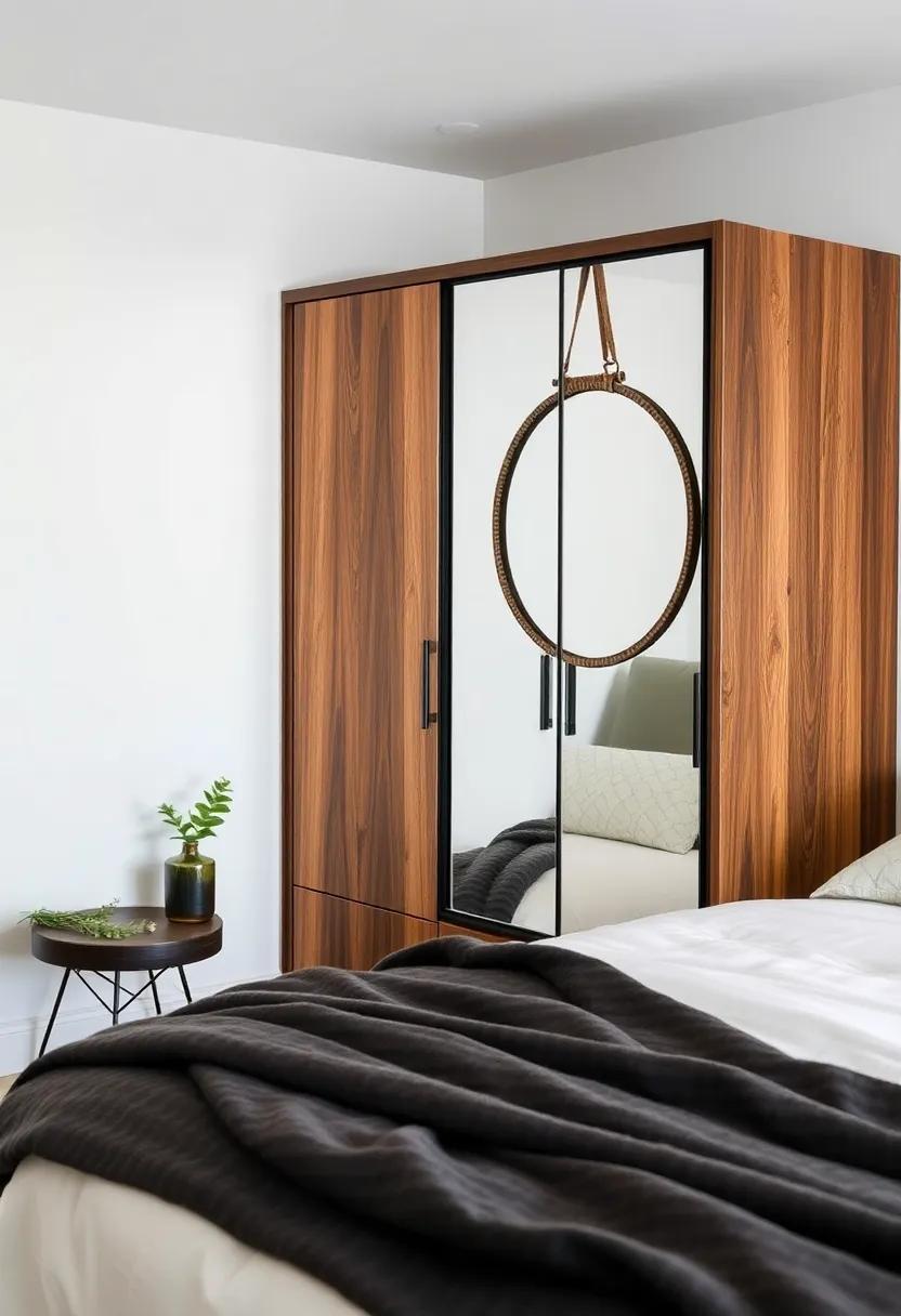 Industrial Edge: Incorporate⁤ an⁢ industrial-style wardrobe with metal accents and a rough-hewn mirror, ideal for⁣ a loft-style or urban bedroom aesthetic