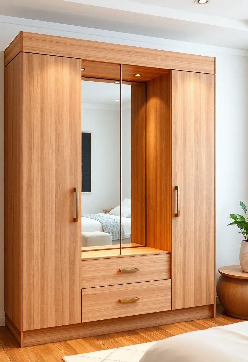 Multi-Functional Furniture: Select⁣ a wardrobe that serves dual purposes⁣ with⁢ a fold-out mirror,​ providing ‌a space-saving solution ideal for modern living