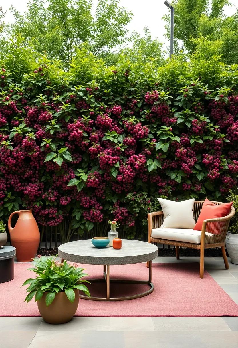 Chokeberry ‍(Aronia) – Chokeberries flourish in a⁣ range of soils, producing antioxidant-rich berries⁢ that deepen a hedge’s ⁢color ​in autumn