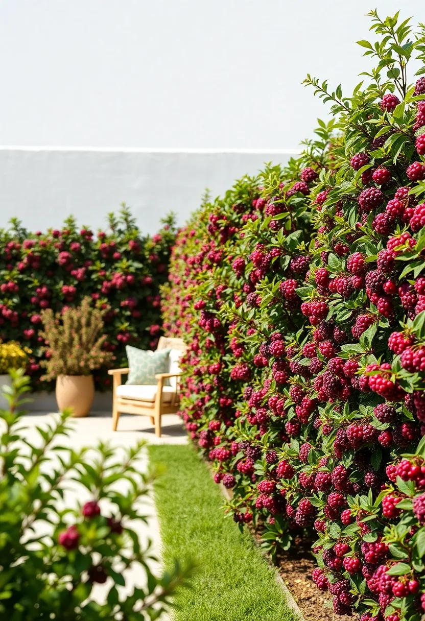 Elderberry Bush⁢ – Elderberries are not only ⁣edible ‍but also attract pollinators, making them a ‌lush and lively choice for a garden hedge