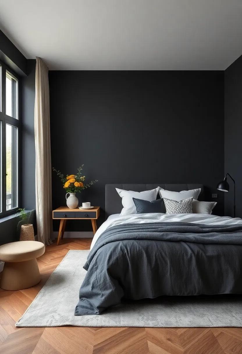 Deep ⁣Charcoal – ​For a bold yet ⁣refined atmosphere, deep ⁤charcoal creates depth while maintaining​ a modern feel