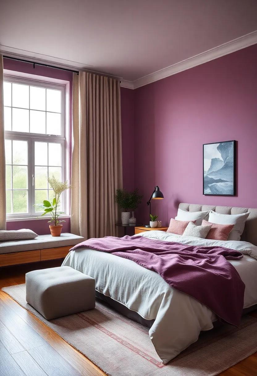 Soft‌ Mauve – This gentle purple hue introduces ​sophistication with a tranquil twist