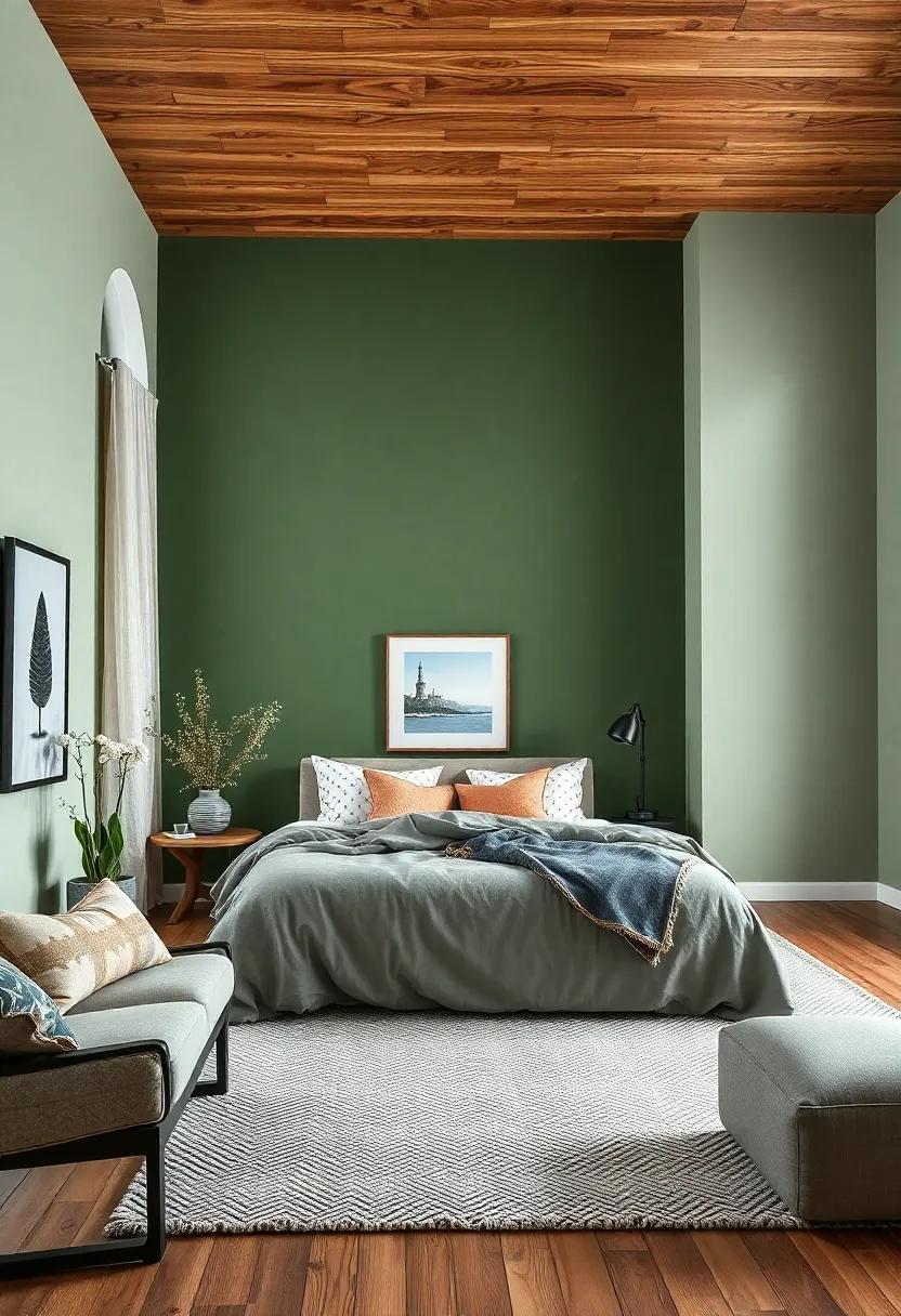 Soft Slate Green – A ⁢muted green with hints of ​blue​ and gray for a serene, sophisticated ​touch