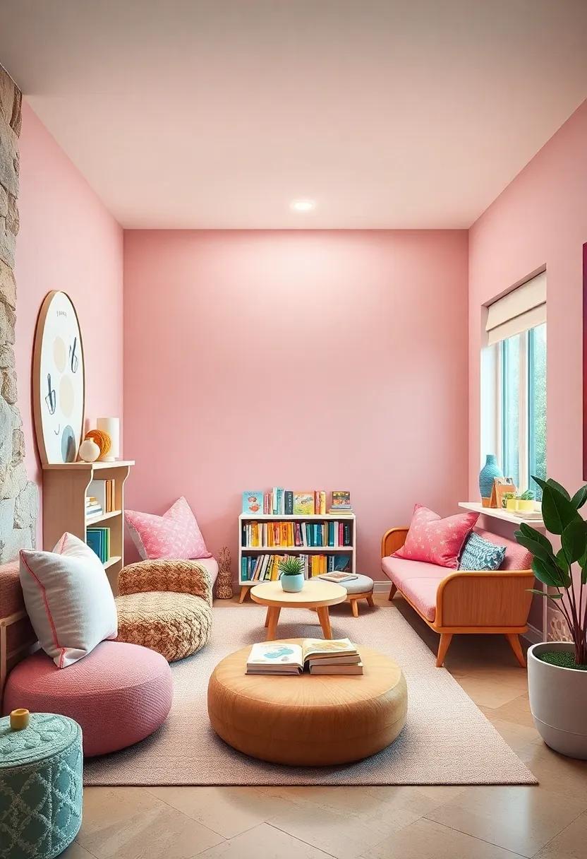 Cozy Reading⁤ Corners Filled with ‌Colorful⁤ Books and Cushioned Seating to Encourage Early Literacy